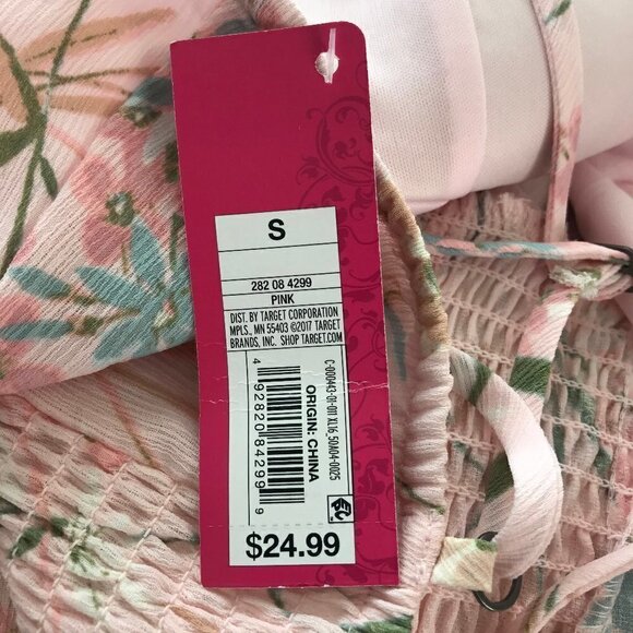 Xhilaration Pink Floral Dress - Picture 8 of 8